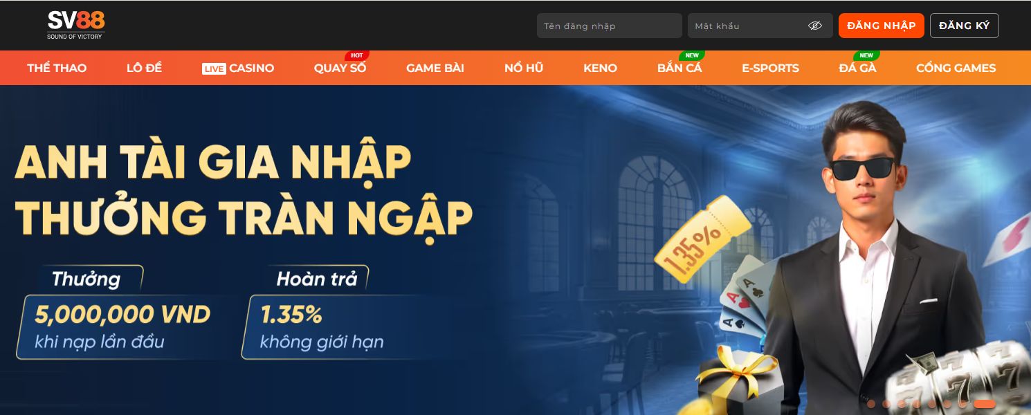 Đôi nét giới thiệu về nhà cái sv88
